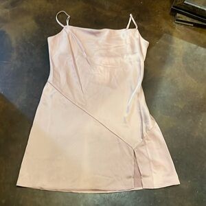Pink slip dress new with tags, size large